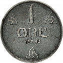 1 Øre 1941-1945, KM# 387, Norway