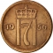 1 Øre 1952-1957, KM# 398, Norway, Haakon VII