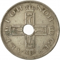 50 Øre 1920-1923, KM# 380, Norway, Haakon VII