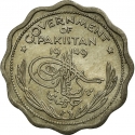 1 Anna 1948-1952, KM# 3, Pakistan
