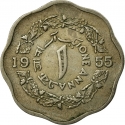 1 Anna 1953-1958, KM# 14, Pakistan
