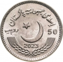 50 Rupees 2023, KM# 89, Pakistan, 50th Anniversary of the Constitution of Pakistan