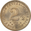 2½ Centesimos 1907-1918, KM# 7, Panama
