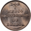 2½ Centesimos 1940, KM# 16, Panama