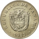 5 Centesimos 1961-1993, KM# 23, Panama