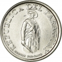 1 Guaraní 1975-1976, KM# 151, Paraguay