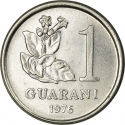 1 Guaraní 1975-1976, KM# 151, Paraguay