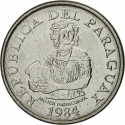 5 Guaraníes 1978-1986, KM# 166, Paraguay, Food and Agriculture Organization (FAO), Food For All