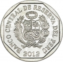 1 Nuevo Sol 2012, KM# 365, Peru, Wealth and Pride of Peru, House of the Condor