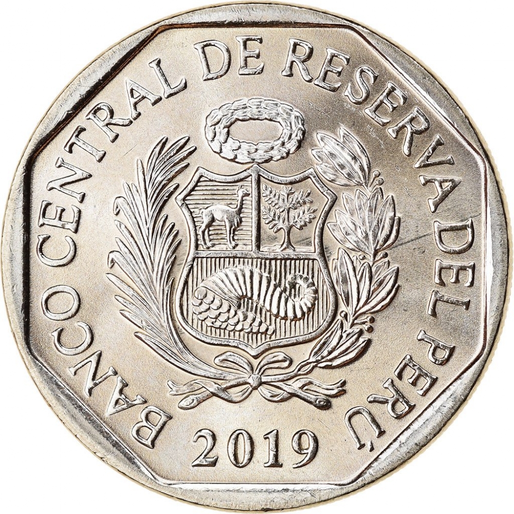 Peru 2019 Coin 1 Sol Endangered Wildlife Mono Choro Cola Amarilla 