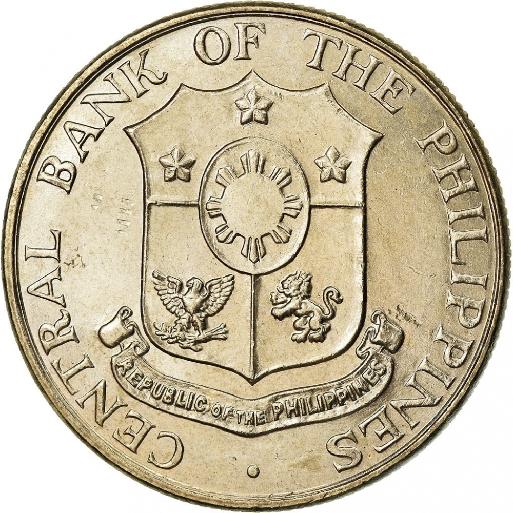 50 Centavos 1958-1964, KM# 190, Philippines