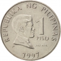 1 Piso 1995-2003, KM# 269, Philippines