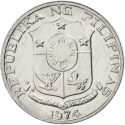1 Sentimo 1967-1974, KM# 196, Philippines