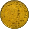 25 Sentimo 1983-1990, KM# 241.1, Philippines