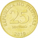 25 Sentimo 1995-2003, KM# 271, Philippines