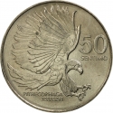 50 Sentimo 1983-1990, KM# 242, Philippines