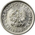 10 Groszy 1949, Y# 42, Poland