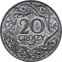 20 Groszy 1923, Y# 37, Poland