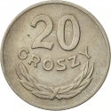 20 Groszy 1949, Y# 43, Poland