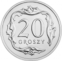 20 Groszy 2017-2019, Y# 972, Poland