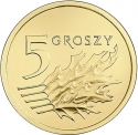 5 Groszy 2013-2021, Y# 925, Poland