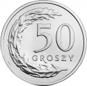 50 Groszy 2017-2019, Y# 973, Poland