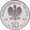 10 Złotych 1996, Y# 307, Poland, Polish Kings and Princes, Zygmunt II August