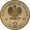2 Złote 1996, Y# 306, Poland, Polish Kings and Princes, Zygmunt II August