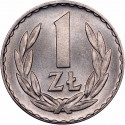 1 Złoty 1957-1988, Y# 49, Poland