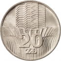 20 Złotych 1973-1976, Y# 67, Poland