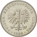 20 Złotych 1989-1990, Y# 153.2, Poland