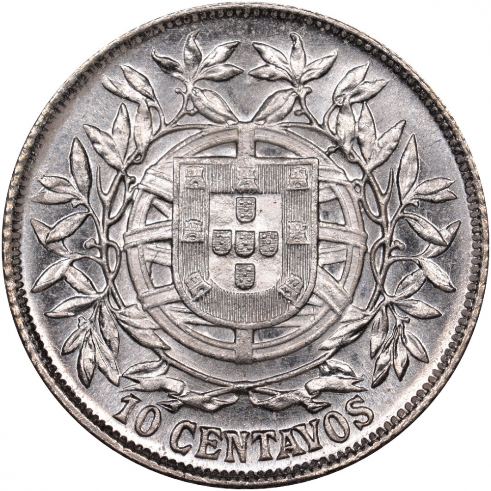 10 Centavos 1915, KM# 563, Portugal