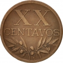 20 Centavos 1942-1969, KM# 584, Portugal
