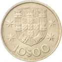 10 Escudos 1971-1974, KM# 600, Portugal