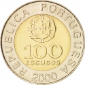 100 Escudos 1989-2001, KM# 645, Portugal