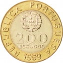 200 Escudos 1991-2001, KM# 655, Portugal