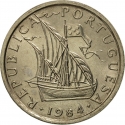 5 Escudos 1963-1986, KM# 591, Portugal