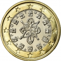 1 Euro 2002-2008, KM# 746, Portugal