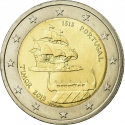 2 Euro 2015, KM# 849, Portugal, 500th Anniversary of the First Contact With Timor