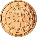 2 Euro Cent 2002-2023, KM# 741, Portugal