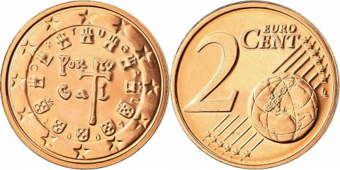 2 Euro Cent Portugal 2002-2023, KM# 741