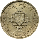 2½ Escudos 1953-1974, KM# 77, Portuguese Angola (Portuguese West Africa)