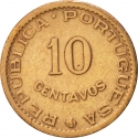 10 Centavos 1960-1961, KM# 83, Portuguese Mozambique (Portuguese East Africa)