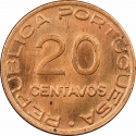 20 Centavos 1941, KM# 71, Portuguese Mozambique (Portuguese East Africa)