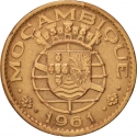 20 Centavos 1961, KM# 85, Portuguese Mozambique (Portuguese East Africa)