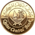 5 Riyals 2000, KM# Pn7, Qatar, Hamad bin Khalifa Al Thani, Qatar Central Bank