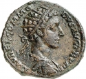 1 Dupondius 178 AD, RIC# III 1591, Roman Empire, Commodus