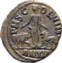 1 Sestertius 251 AD, AMNG# 160, Moesia Superior, Trebonianus Gallus