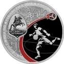 3 Rubles 2018, CBR# 5111-0366, Russia, Federation, 2018 Football (Soccer) World Cup in Russia, Saint Petersburg