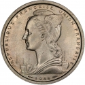 2 Francs 1948, KM# 2, Saint Pierre and Miquelon